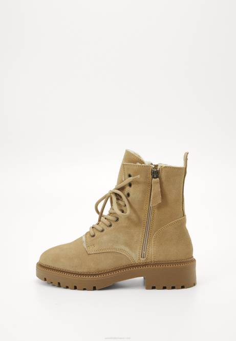 Schnürstiefeletten beige Anna Field V0FT2028 Frauen