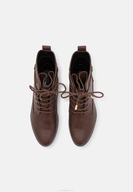 Schnürstiefeletten dunkelbraun Anna Field V0FT2014 Frauen