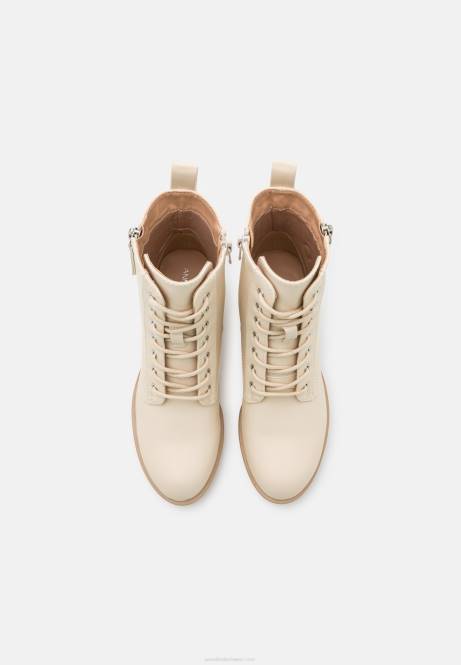 Schnürstiefeletten in gebrochenem Weiß Anna Field V0FT2043 Frauen