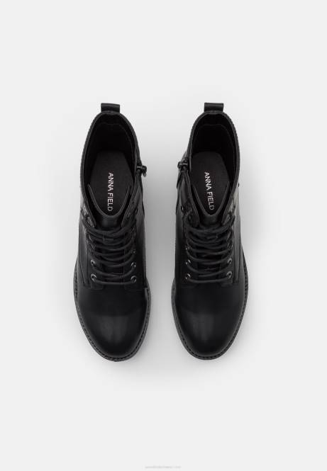 Schnürstiefeletten schwarz Anna Field V0FT2013 Frauen