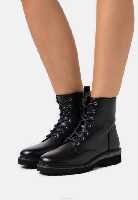 Schnürstiefeletten schwarz Anna Field V0FT2019 Frauen