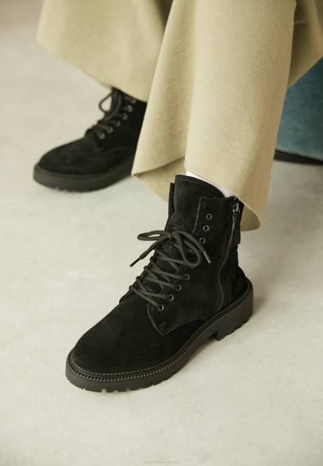 Schnürstiefeletten schwarz Anna Field V0FT2038 Frauen