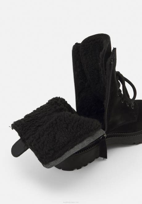 Schnürstiefeletten schwarz Anna Field V0FT2038 Frauen