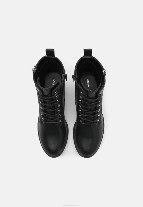 Schnürstiefeletten schwarz Anna Field V0FT2040 Frauen