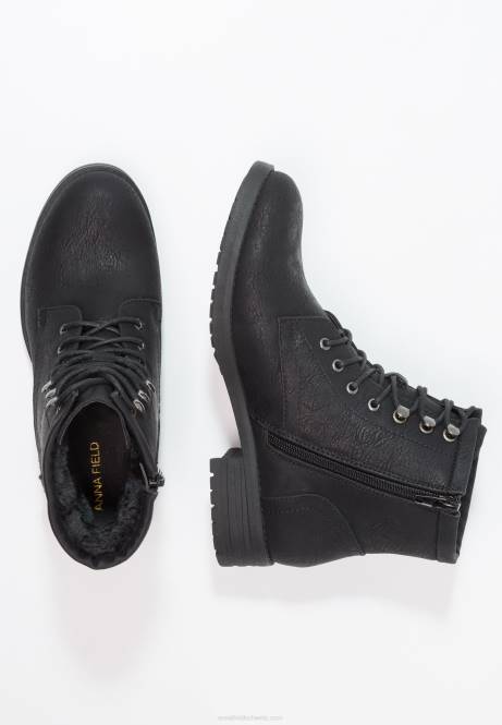 Winterstiefel Schnürstiefeletten schwarz Anna Field V0FT2012 Frauen