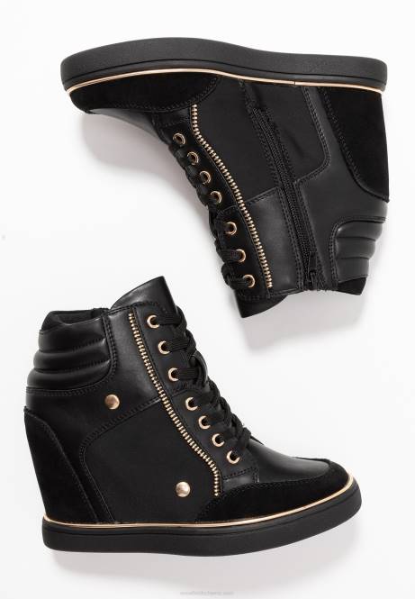 Bootie High-Top-Sneaker schwarz Anna Field V0FT1232 Frauen