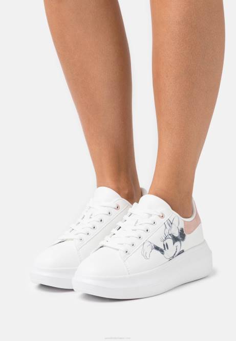 Disney Mickey Mouse Turnschuhe weiß/hellrosa Anna Field V0FT1207 Frauen