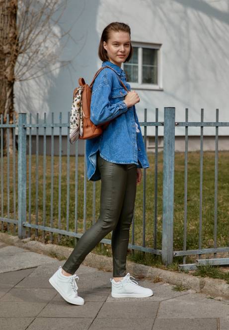 High-Top-Sneaker weiß Anna Field V0FT1233 Frauen