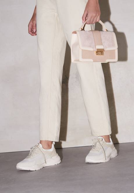 Ledersneaker beige Anna Field V0FT1175 Frauen