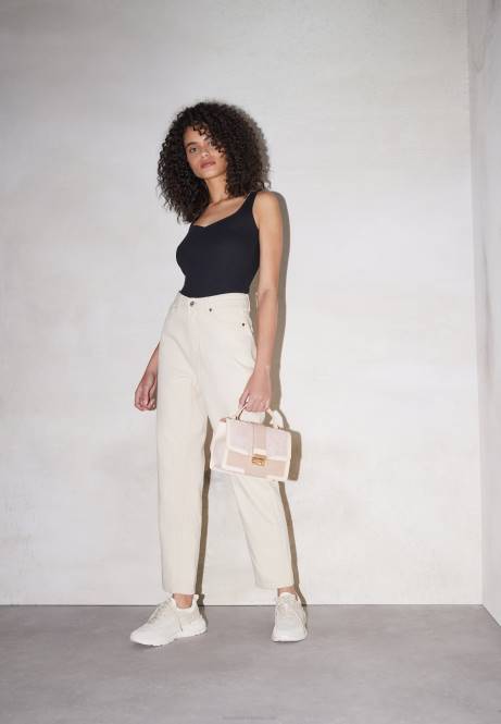 Ledersneaker beige Anna Field V0FT1175 Frauen