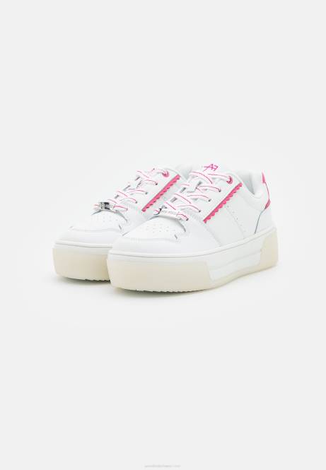 Ledersneaker weiß/rosa Anna Field V0FT1211 Frauen