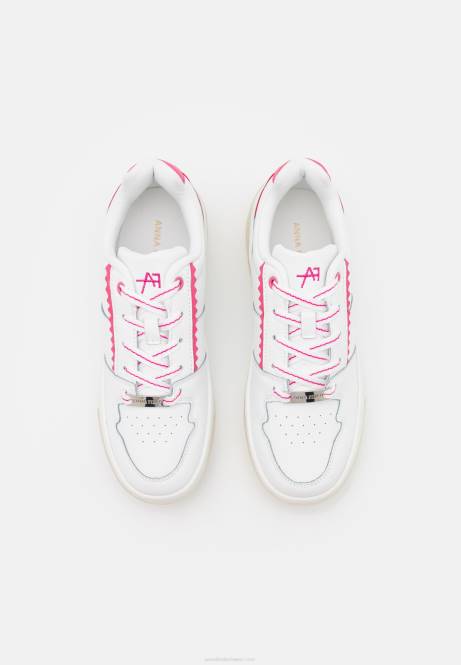 Ledersneaker weiß/rosa Anna Field V0FT1211 Frauen