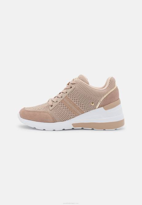 Sneaker aus Ledermix in Beige Anna Field V0FT1215 Frauen