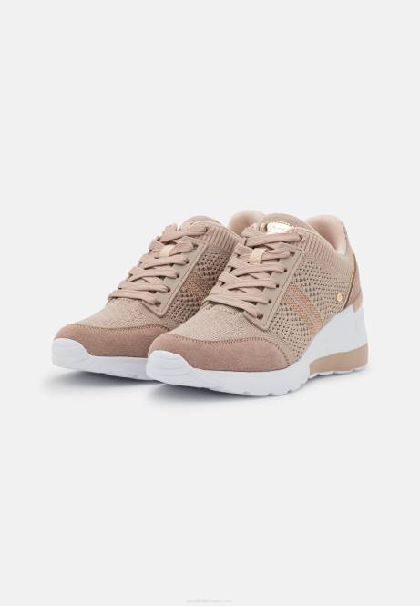 Sneaker aus Ledermix in Beige Anna Field V0FT1215 Frauen