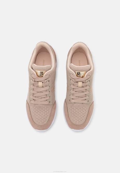 Sneaker aus Ledermix in Beige Anna Field V0FT1215 Frauen