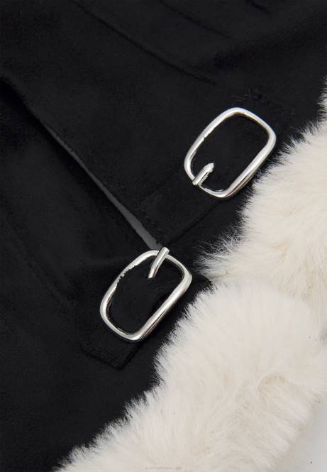 Handschuhe schwarz/cremeweiß Anna Field V0FT2855 Frauen