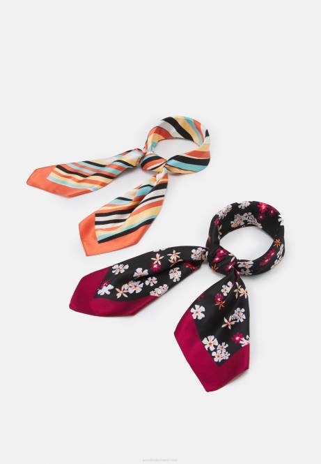 2er-Pack Kopftuch mehrfarbig/schwarz Anna Field V0FT2712 Frauen