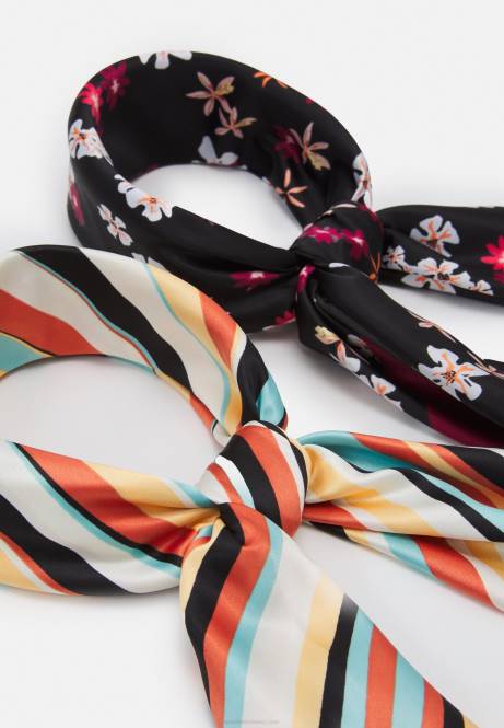 2er-Pack Kopftuch mehrfarbig/schwarz Anna Field V0FT2712 Frauen