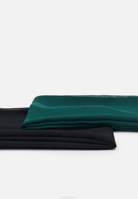 2er-Pack Kopftuch schwarz/grün Anna Field V0FT2707 Frauen