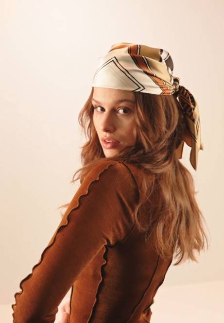 2er-Pack Foulards braun Anna Field V0FT2834 Frauen