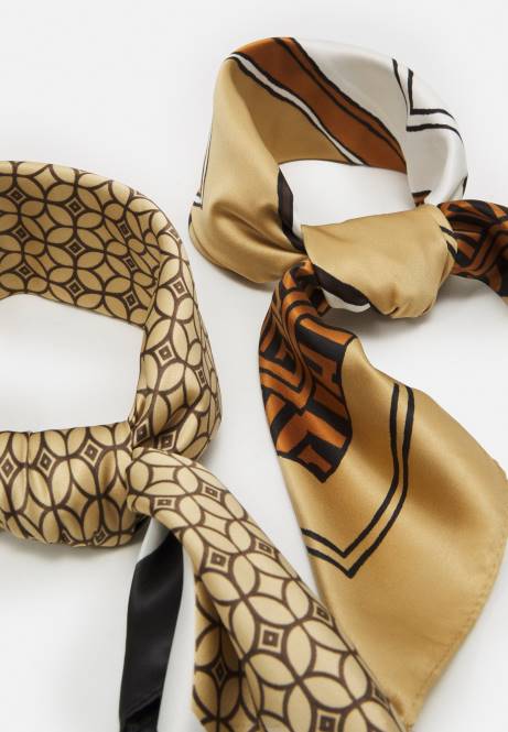 2er-Pack Foulards braun Anna Field V0FT2834 Frauen