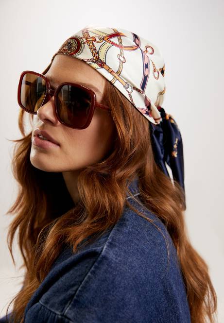 2er-Pack Foulards dunkelblau/rosa Anna Field V0FT2832 Frauen