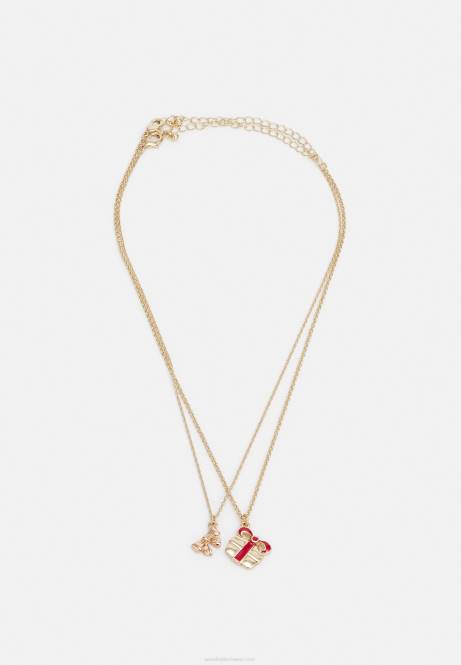 4er-Pack Halskette goldfarben Anna Field V0FT2658 Frauen