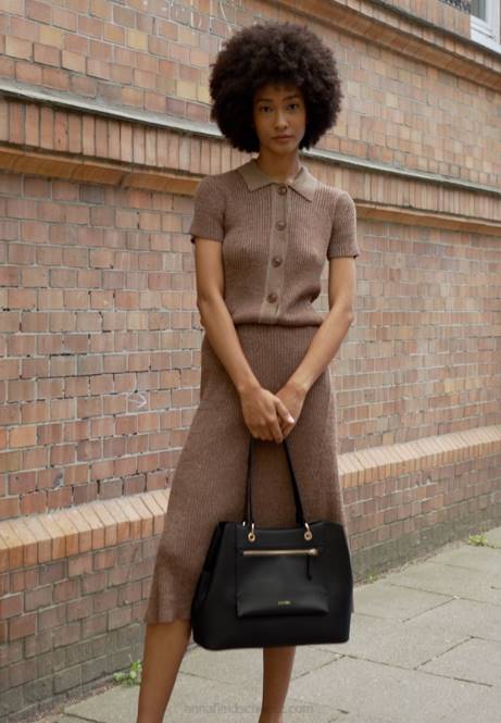 Einkaufstasche schwarz Anna Field V0FT2465 Frauen