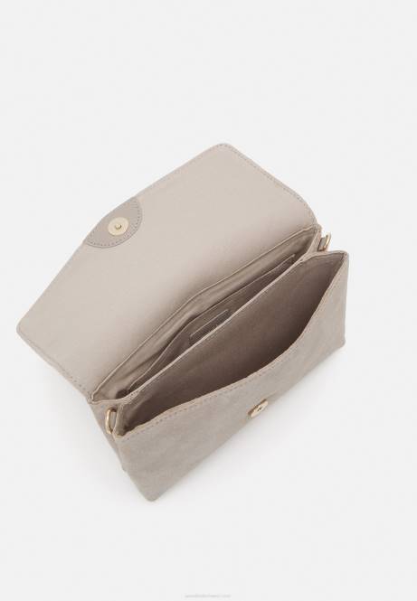 Leder-Clutch Taupe Anna Field V0FT2401 Frauen