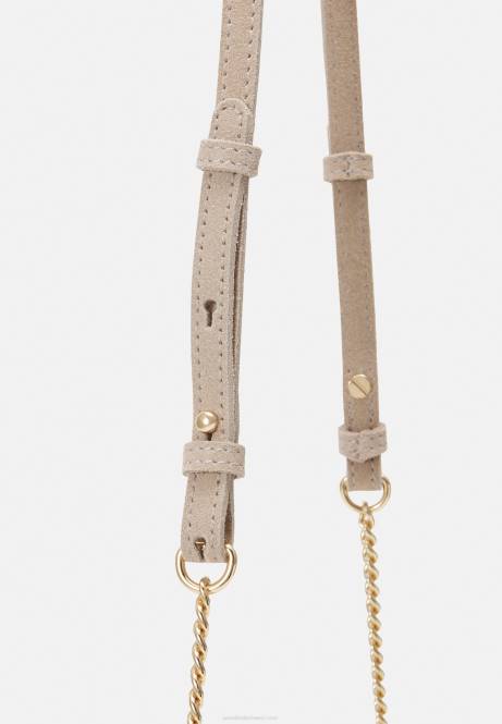 Leder-Clutch Taupe Anna Field V0FT2415 Frauen