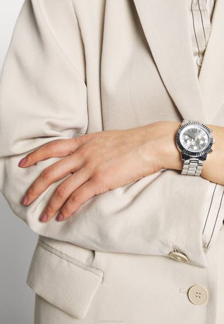 Chronographenuhr silberfarben Anna Field V0FT2793 Frauen